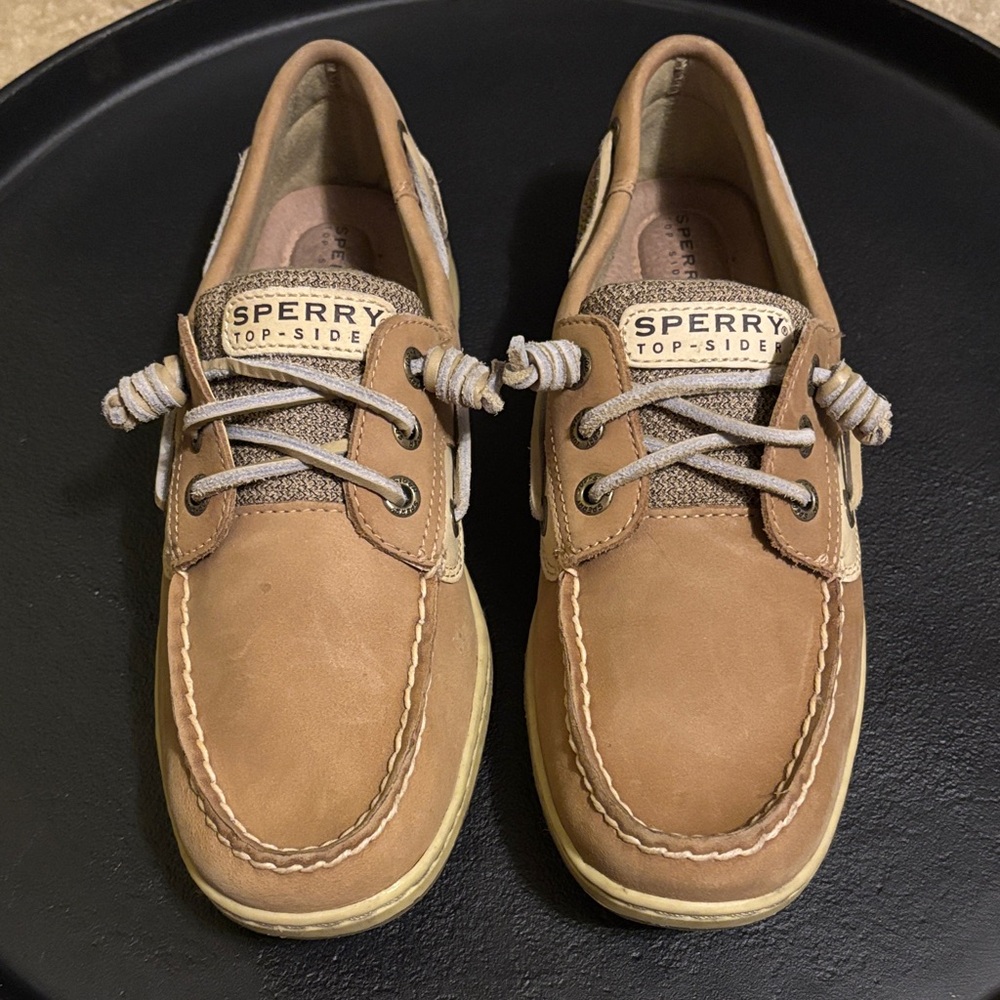 Sperry Women's Tan Leather Boat Shoes
